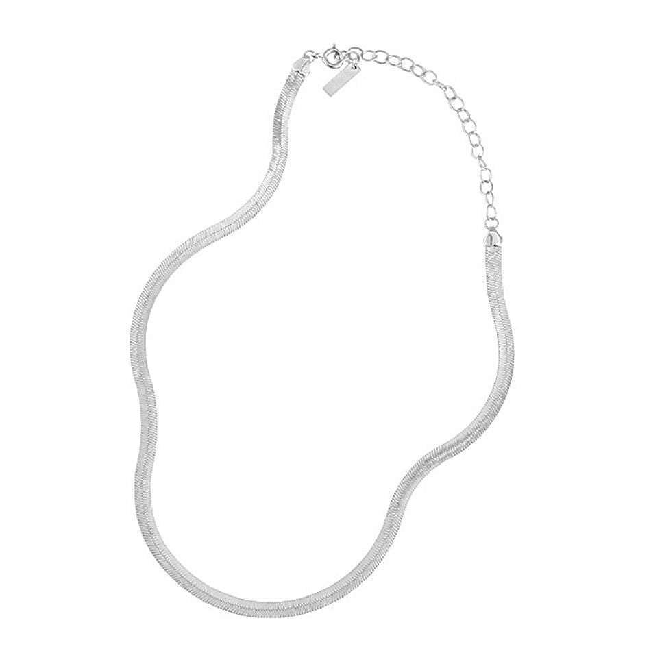 Sterling Silver 5 mm Flat Chain