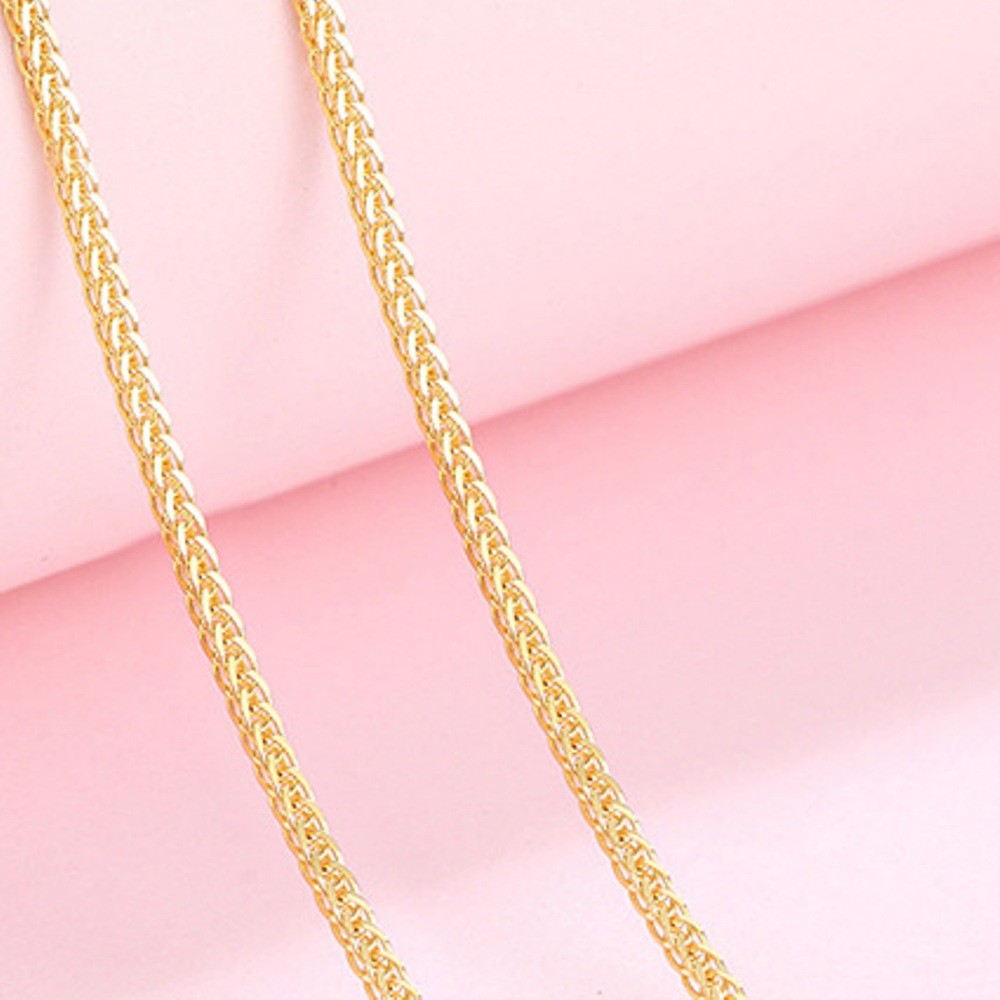 Sterling Silver Gold Plated 1 mm Chopin Chain