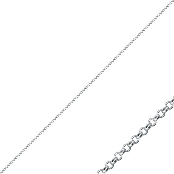 Sterling Silver Rolo Chain Bracelet