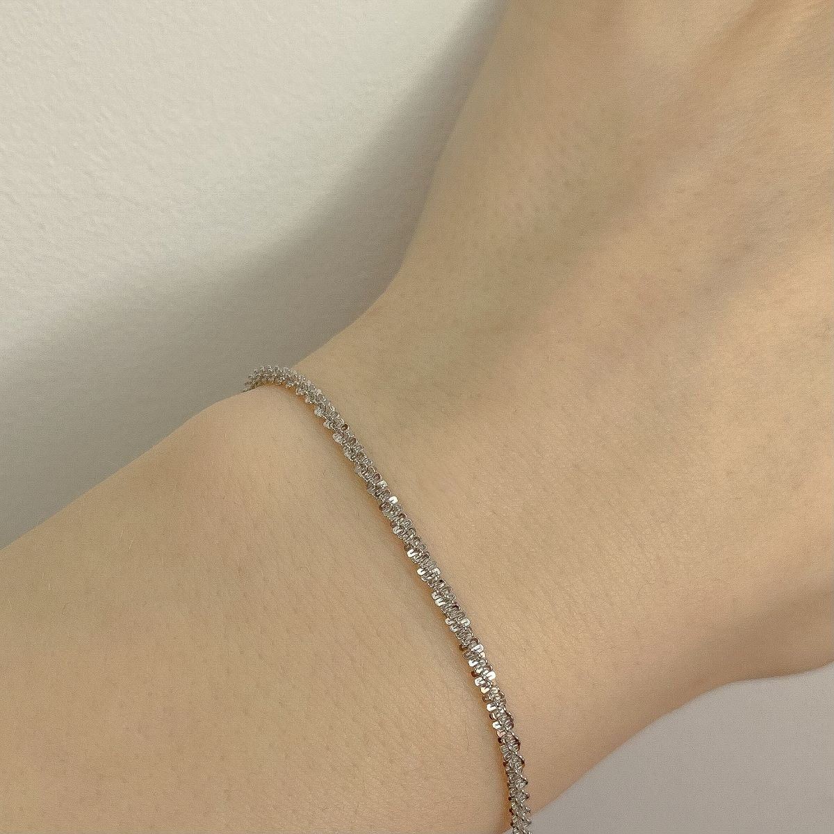 Sterling Silver Rhodium Plated Bracelet