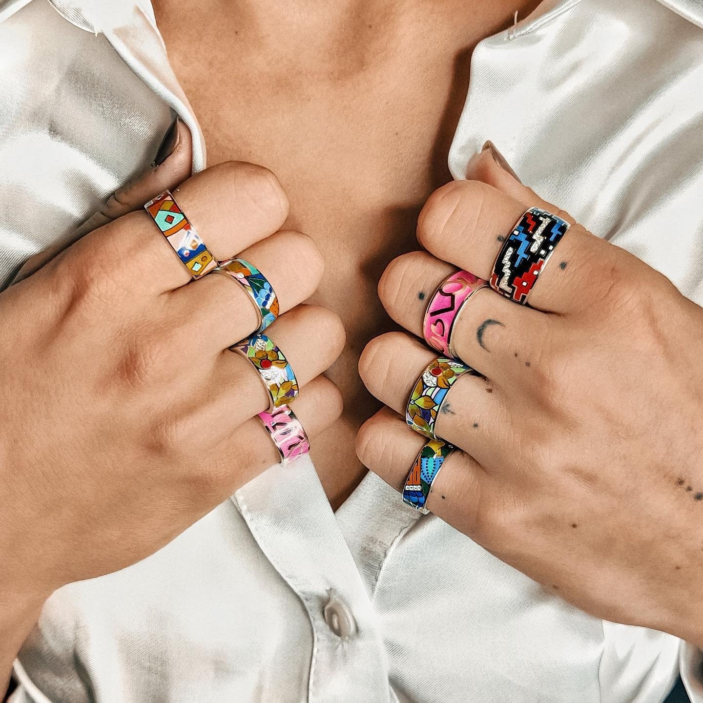 Sidabrinis žiedas LOVE