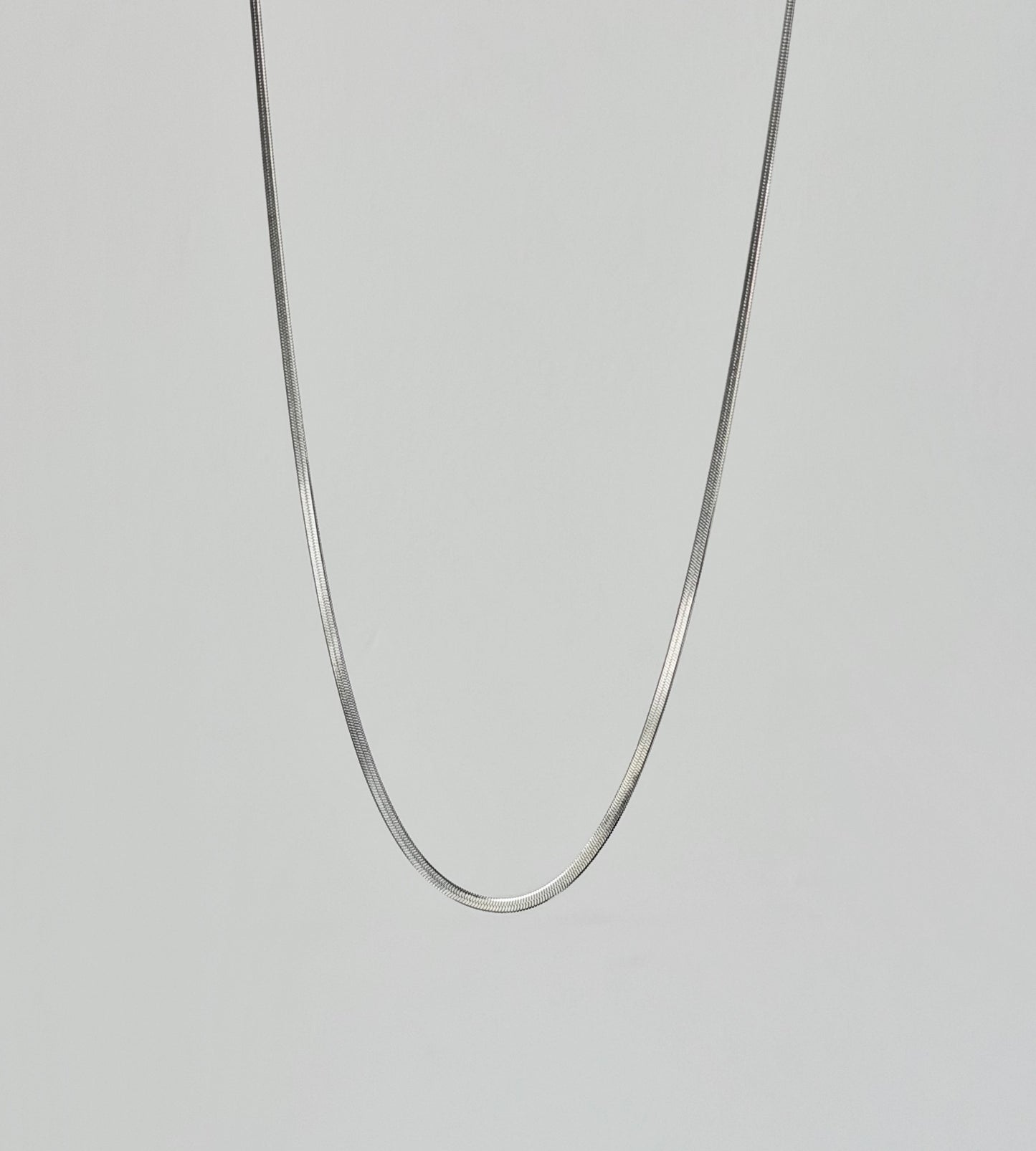 2mm pločio plieninė grandinėlė „Flat Chain“