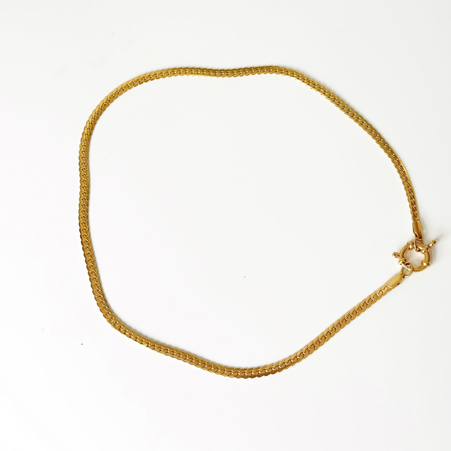 42cm auksuota grandinėlė "Curb"