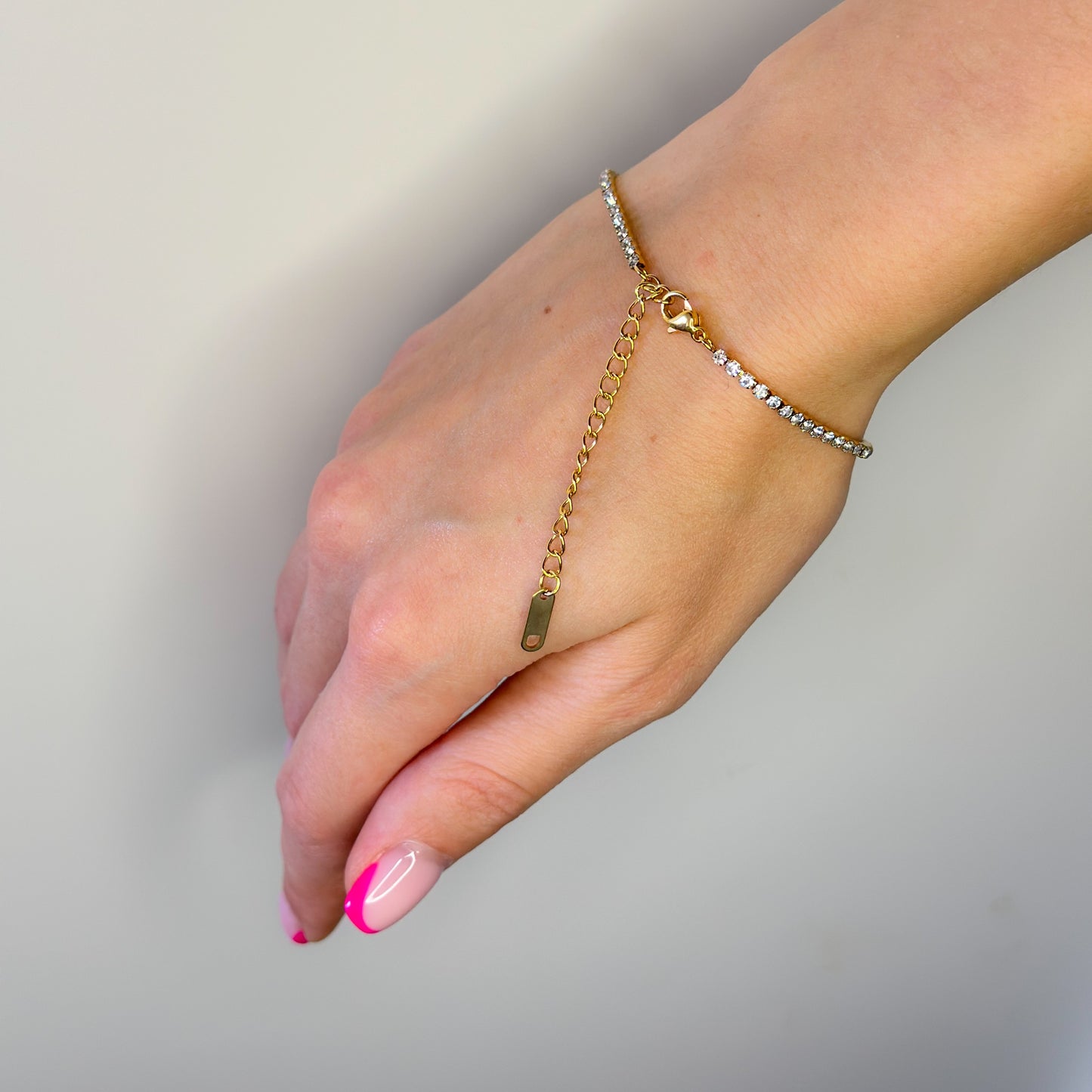 Auksuota apyrankė Tennis 2mm