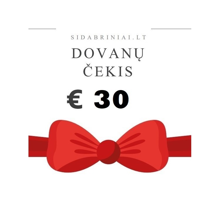 30 € DOVANŲ ČEKIS