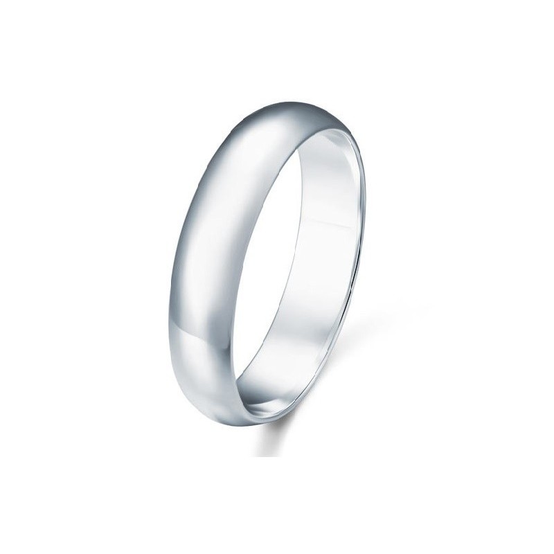 4 mm klasikinis sidabro žiedas