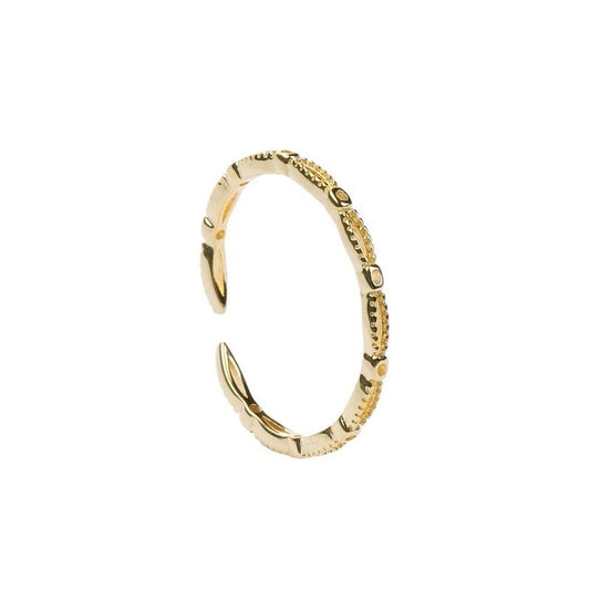 Sterling Silver Gold Plated Ring