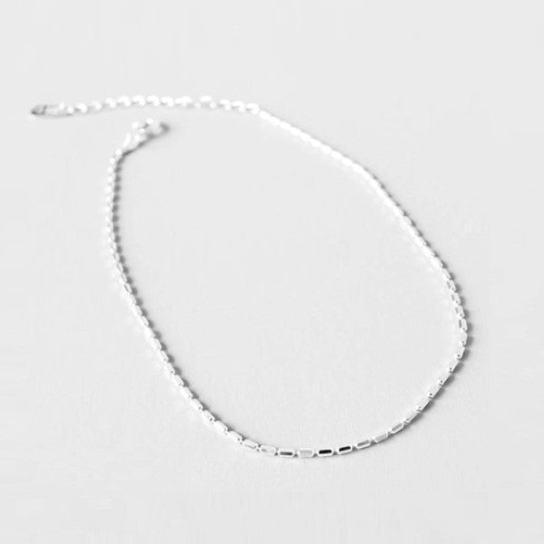 Sterling Silver Chain Anklet