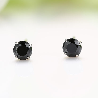 Silver 3 - 7 mm CZ Crystal Studs