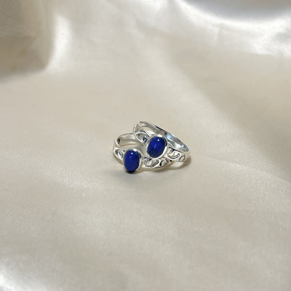 Sterling Silver Lazurite Ring