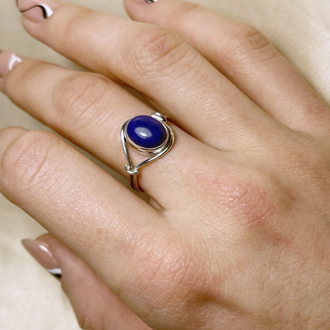 Sterling Silver Lazurite Ring