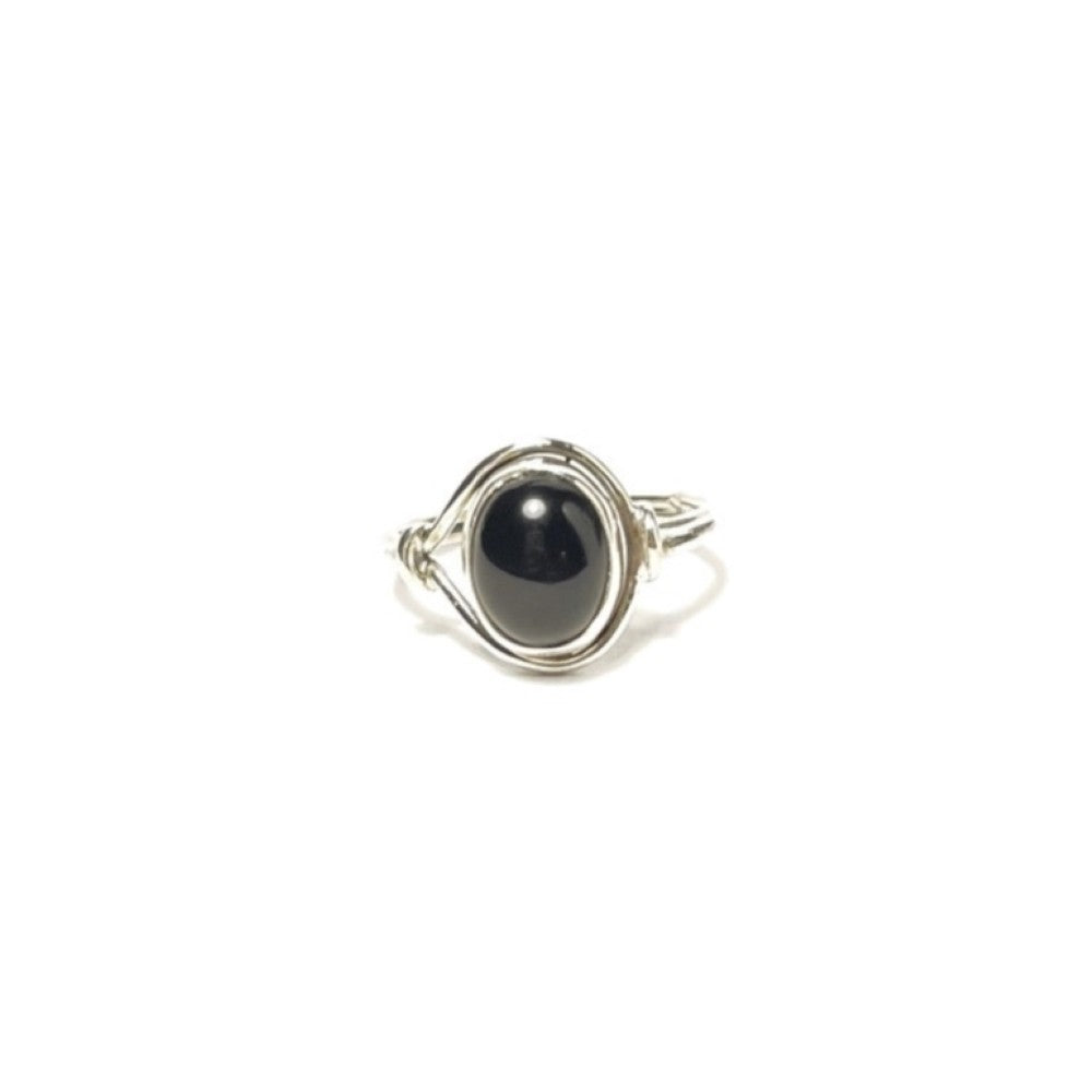 Sterling Silver Black Onyx Ring