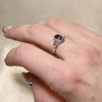 Sterling Silver Amethyst Ring