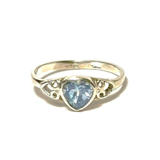 Sterling Silver Blue Topaz Ring