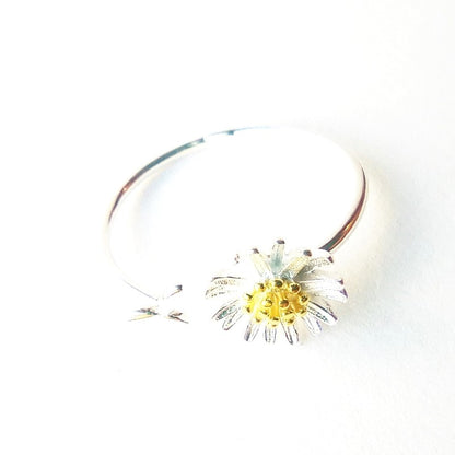 Sterling Silver Daisy Ring