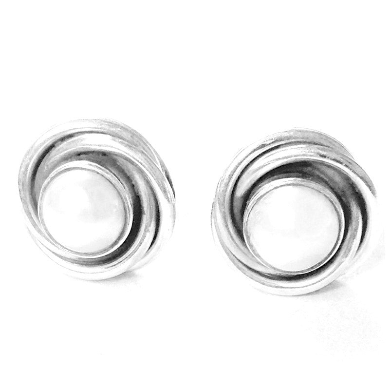 Sterling Silver Pearl Studs