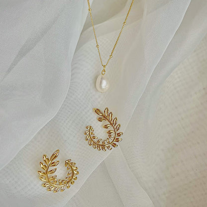 Sterling Silver Gold Plated Crown Stud Earrings