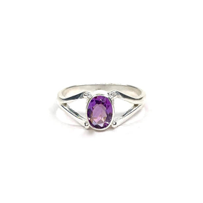 Sterling Silver Amethyst Ring