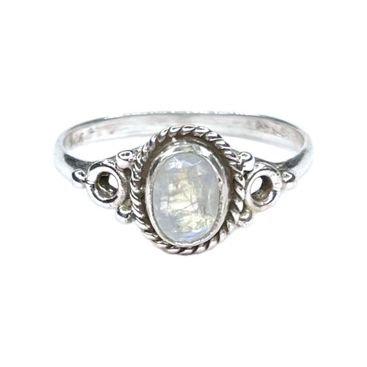 Sterling Silver Moonstone Ring