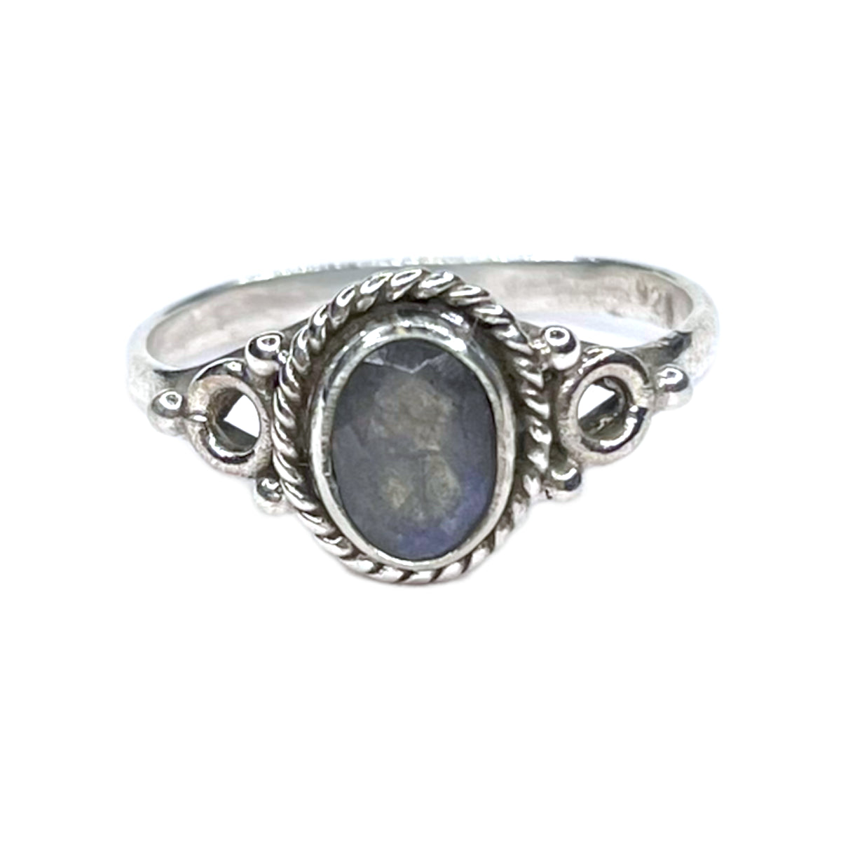 Sterling Silver Labradorite Ring