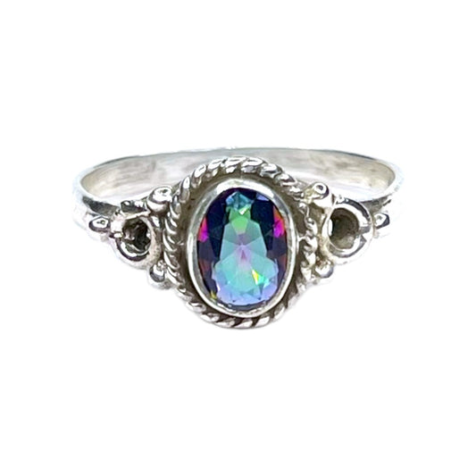 Sterling Silver Mystic Topaz Ring