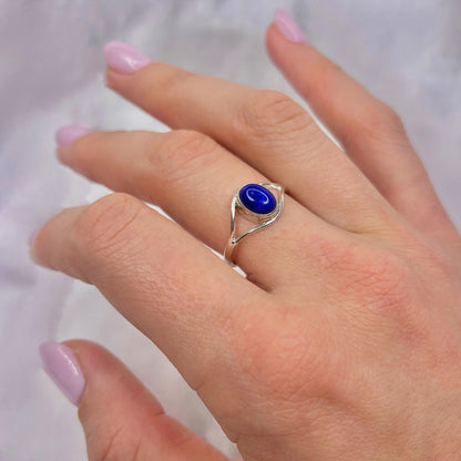 Sterling Silver Lazurite Ring