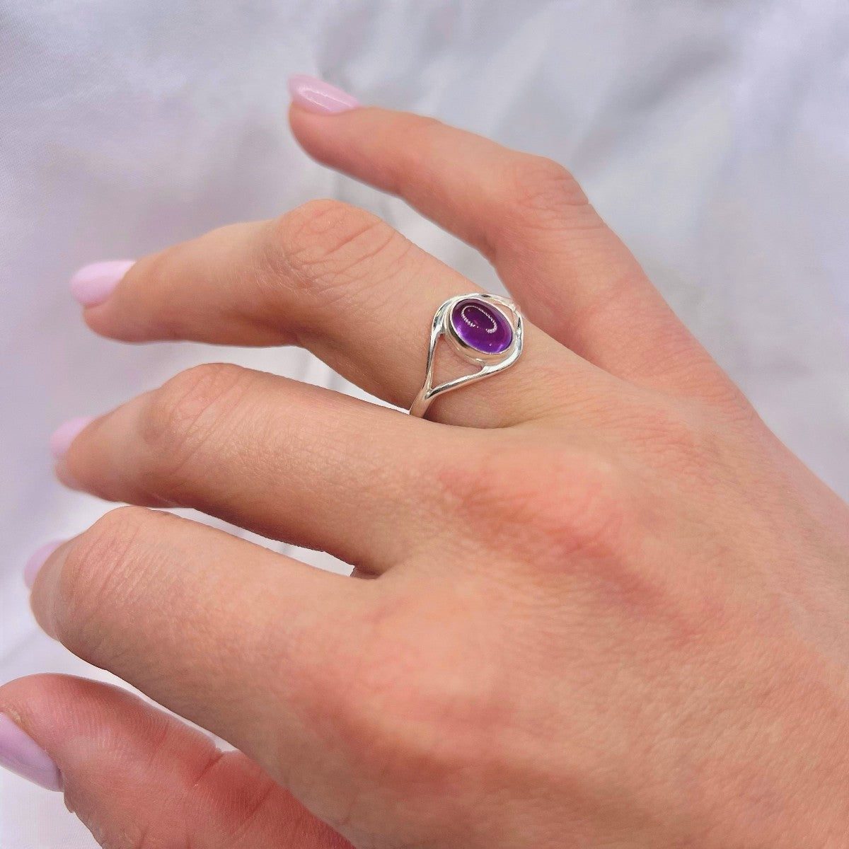 Sterling Silver Amethyst Ring