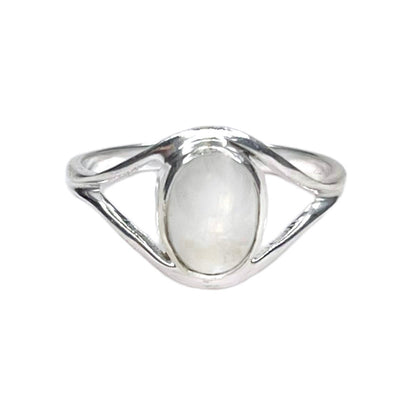 Sterling Silver Moonstone Ring