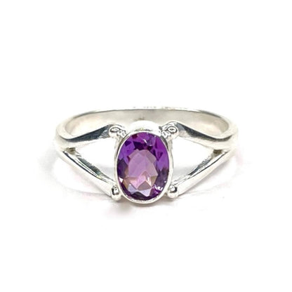 Sterling Silver Amethyst Ring