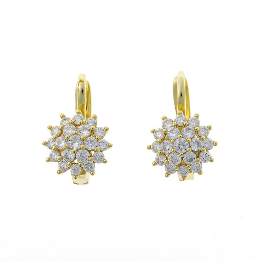 Sterling Silver English Lock Earrings