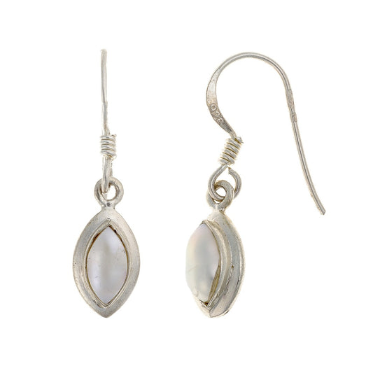 Sterling Silver Pearl Drop Earrings