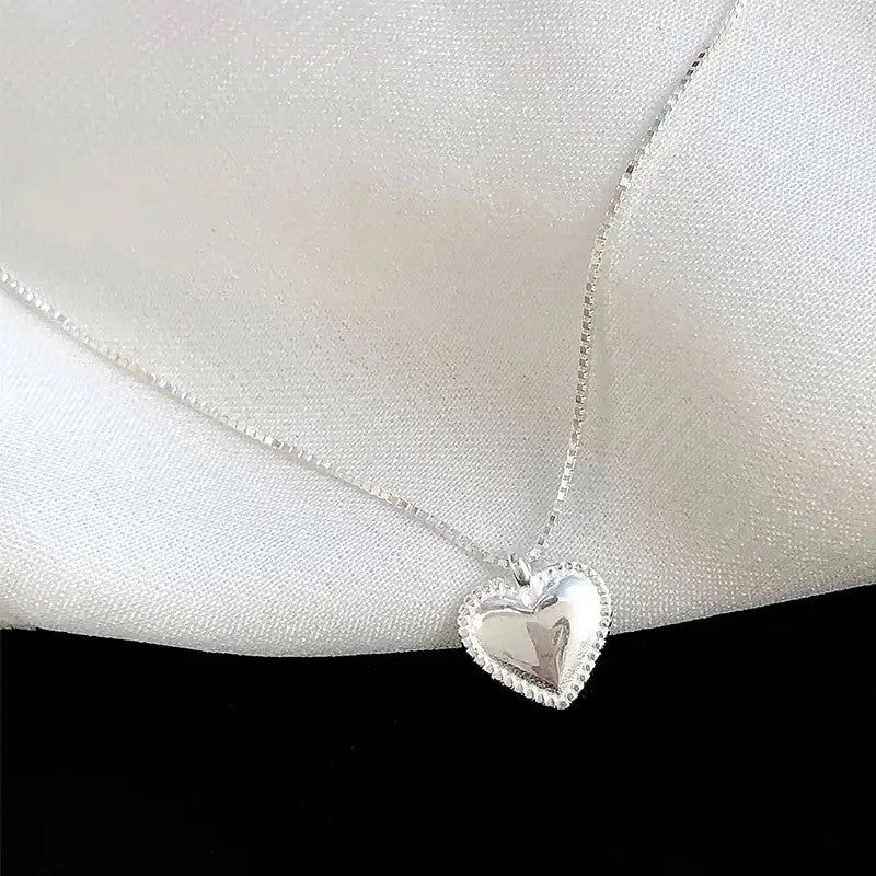 Sterling Silver Heart Necklace