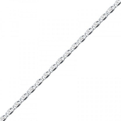 Sterling Silver 1.3 mm Snail Chain