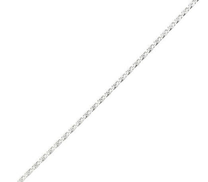 Sterling Silver 1.3 mm Snail Chain