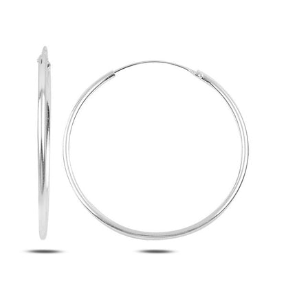 Sterling Silver 10 - 50 mm Hoops