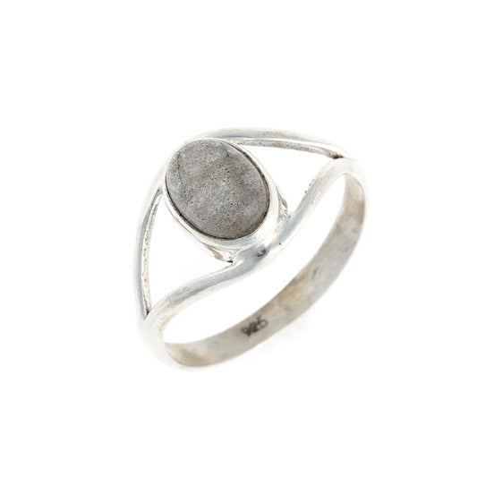 Sterling Silver Labradorite Ring