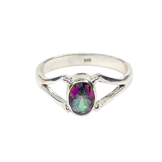 Sterling Silver Mystic Topaz Ring