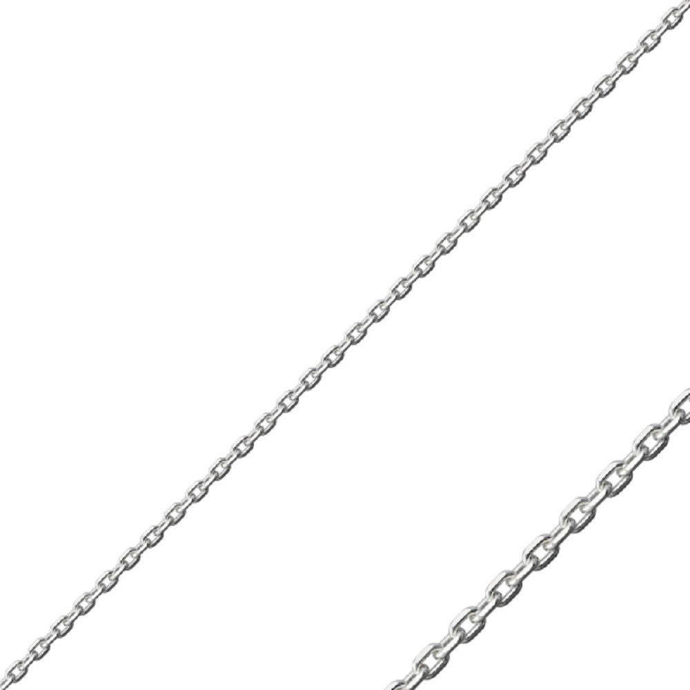 Sterling Silver Rhodium Plated 2 mm Forzentina Chain