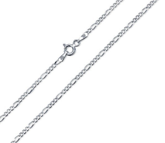 Sterling Silver 1.8 mm Figaro Chain