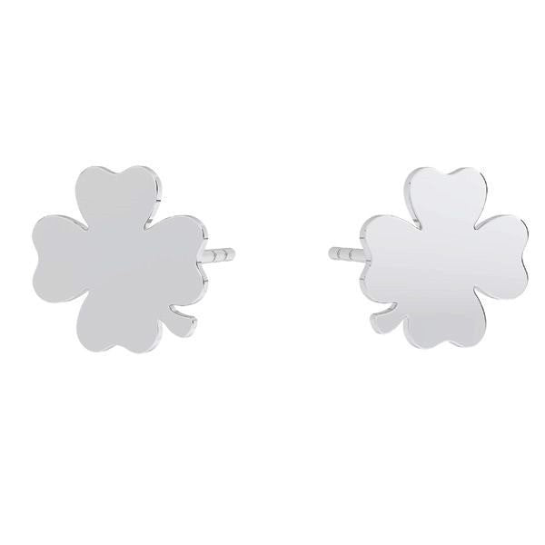 Sterling Silver Clover Studs