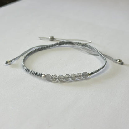 Moonstone Thread Bracelet