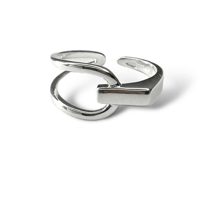 Sterling Silver Adjustable Ring