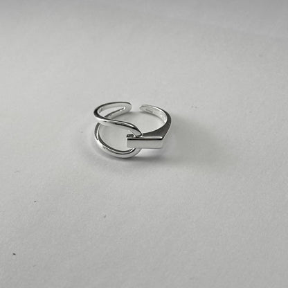 Sterling Silver Adjustable Ring