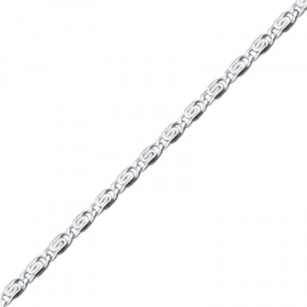 Sterling Silver 1.6 mm Snail Chain