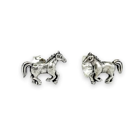 Sterling Silver Studs "Horses"