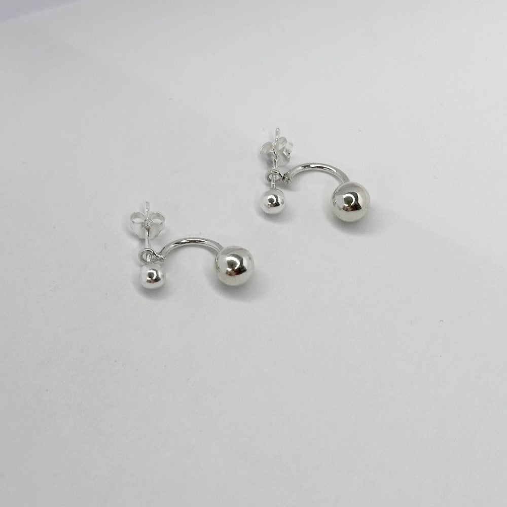 Sterling Silver Two - piece Earrings