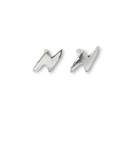 Sterling Silver Studs "Lightning Bolt"