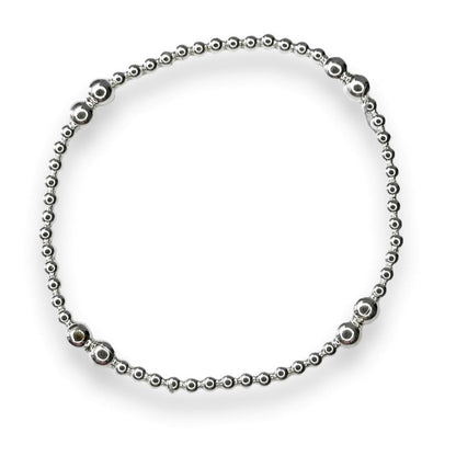 Sidabrinė apyrankė su burbuliukais