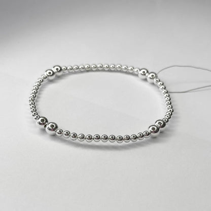 Sidabrinė apyrankė su burbuliukais