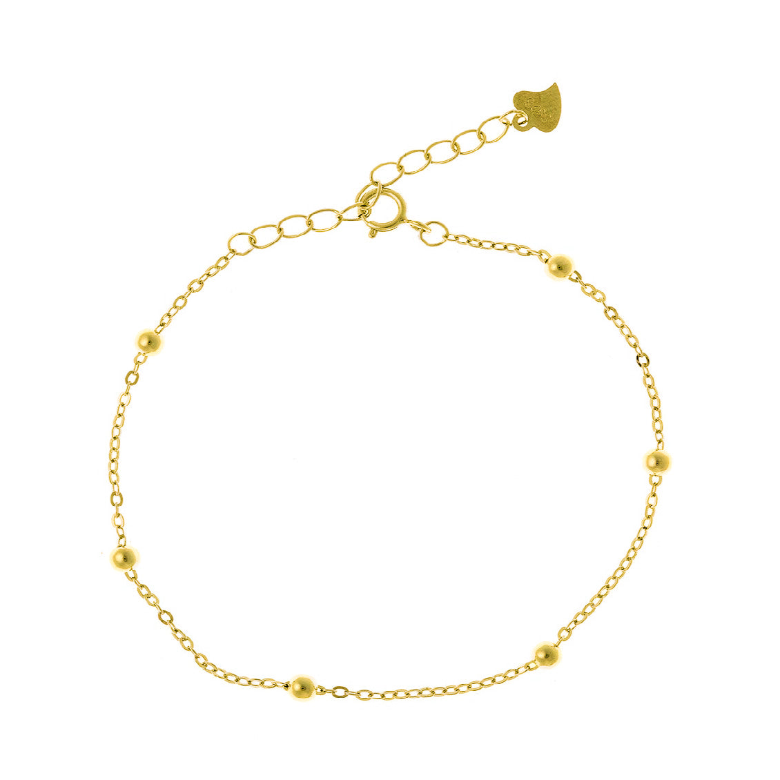 Sterling Silver Minimalist Bead Bracelet